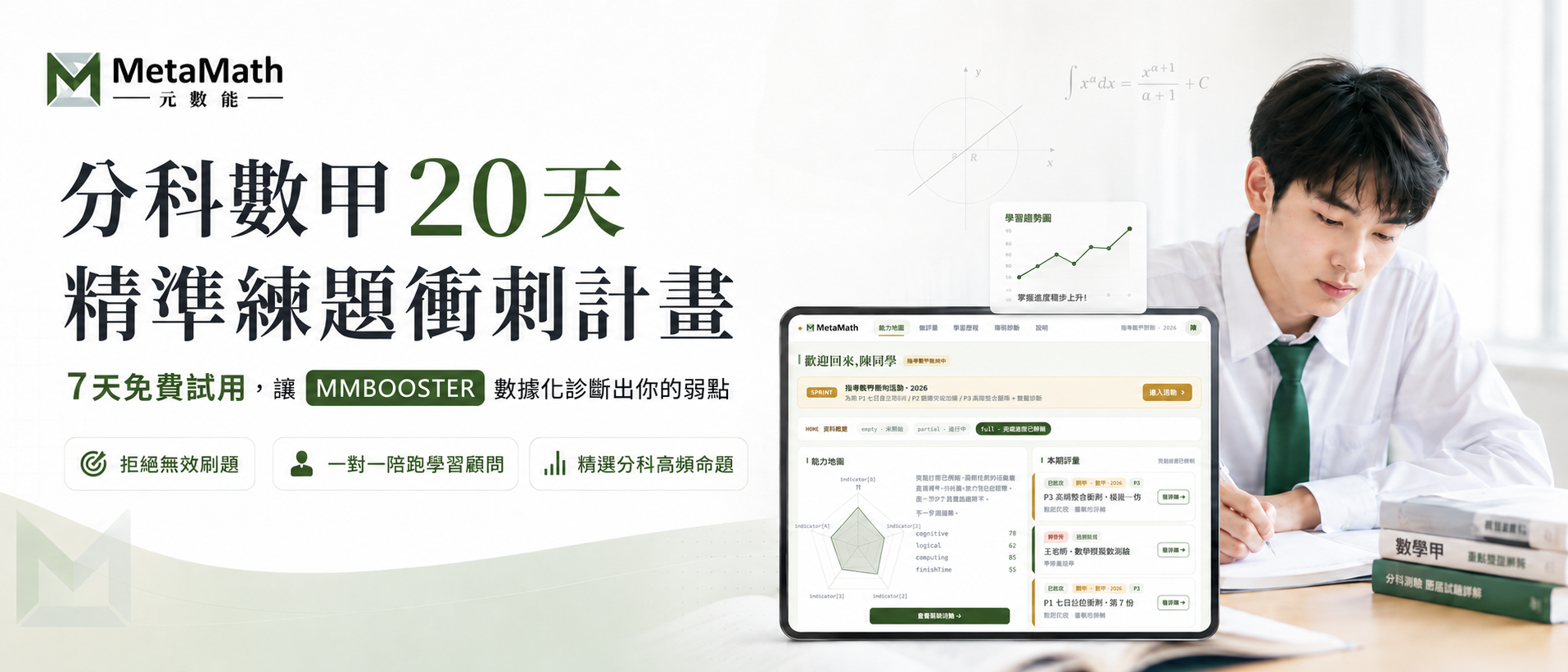 115分科數甲20天精準衝刺計畫banner